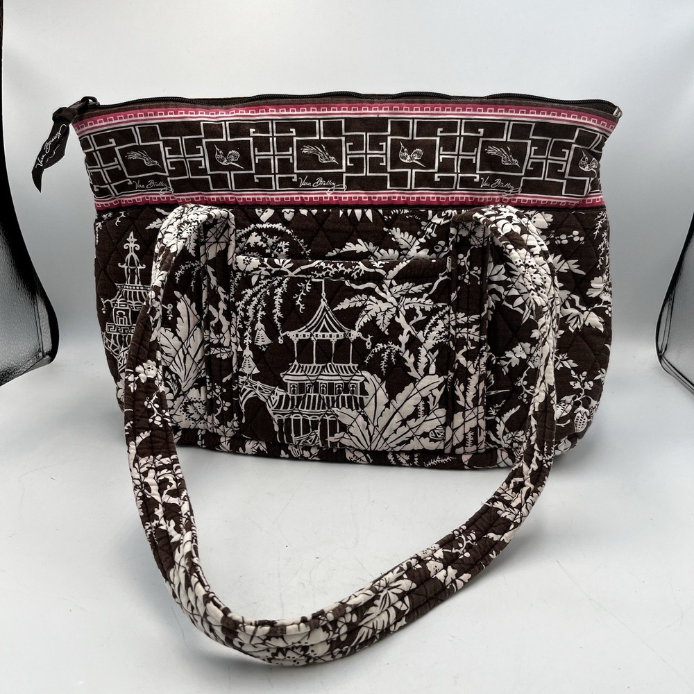 Vera Bradley Imperial Toile Retired 2009 Cotton Shoulder Handbag Cotton Purse